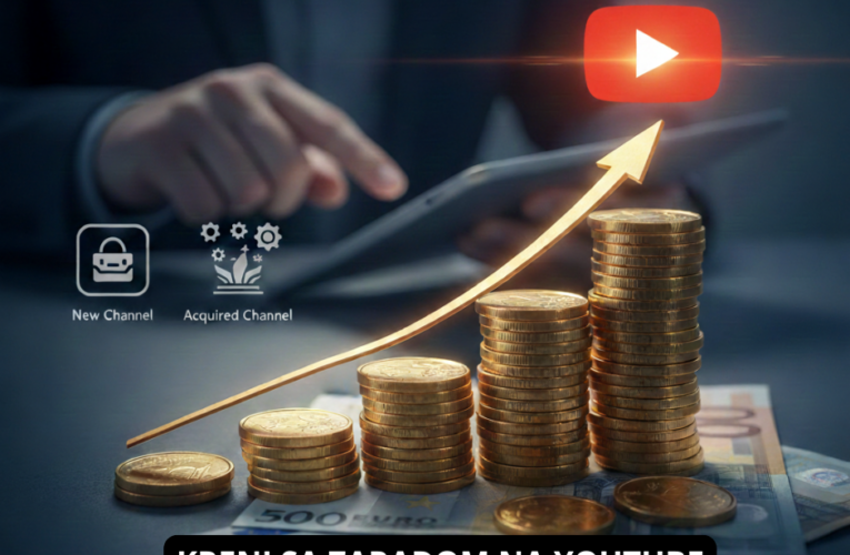 YouTube zarada u 2026. godini: Zašto je kupnja kanala brži put do profita?